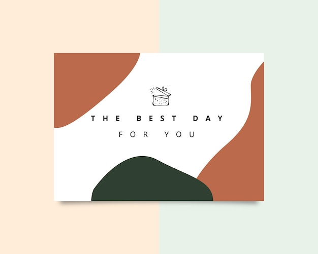 The best day for youGreetings card design