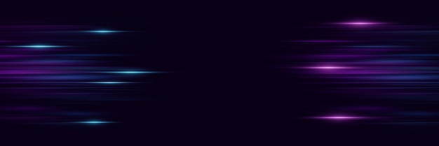 The effect of lines and light Abstract background speed