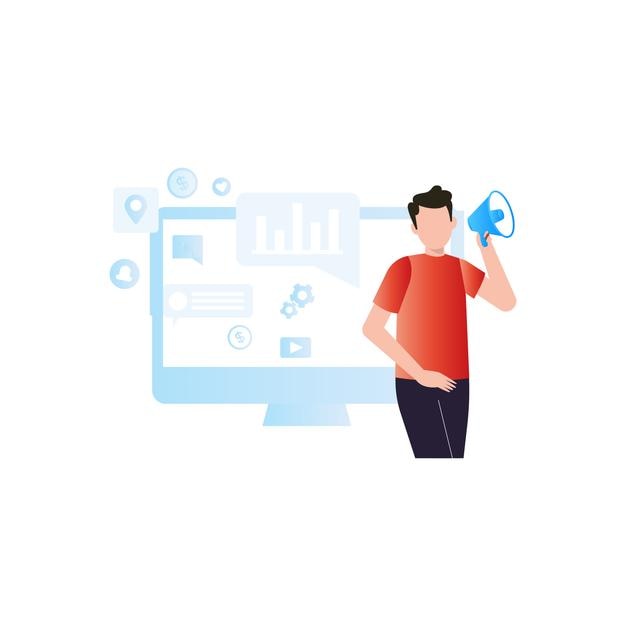 The guy is doing affiliate marketing