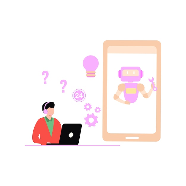 the guy is working on mobile settings