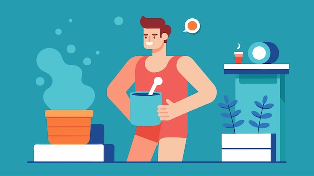 the health vlogger takes us through their sauna routine demonstrating the proper way to use and