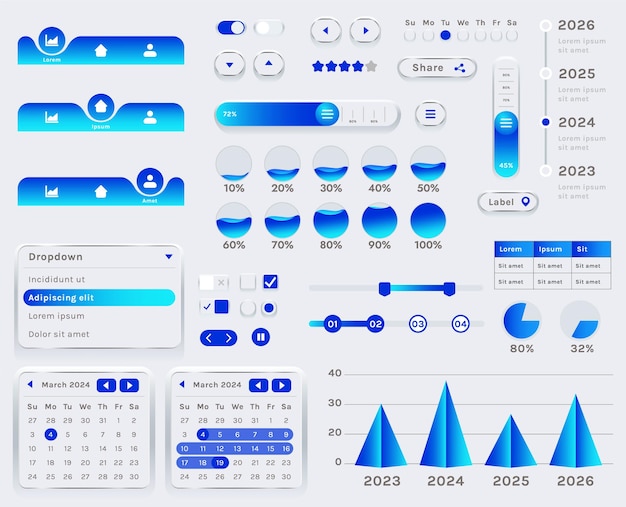 The image shows the interface of a modern app or web application