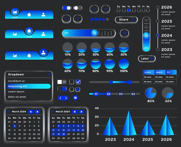 The image shows the interface of a modern app or web application