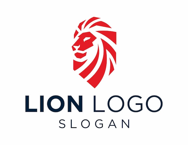 The logo about Lion was created using the Corel Draw 2018 application