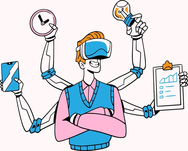The Multitasking VR Visionary Embracing Innovation and Efficiency