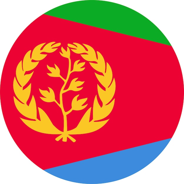 the national flag of the world eritrea