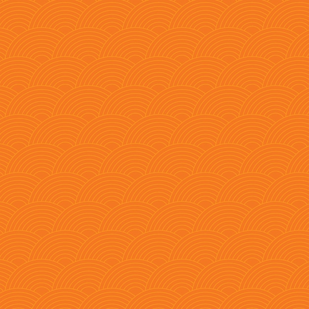 the pattern of the lines on a orange background