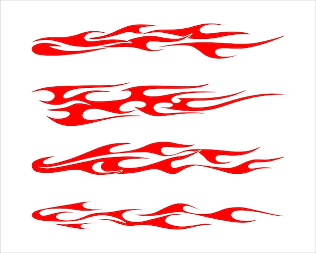 the word fire is on the white background
