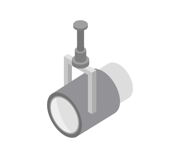 theater spotlight isometric