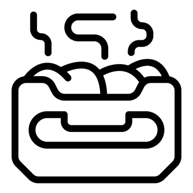 Thermal bag is keeping food warm during delivery