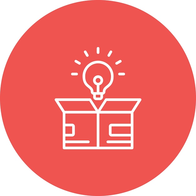 Think Out Of The Box icon vector image Can be used for Design