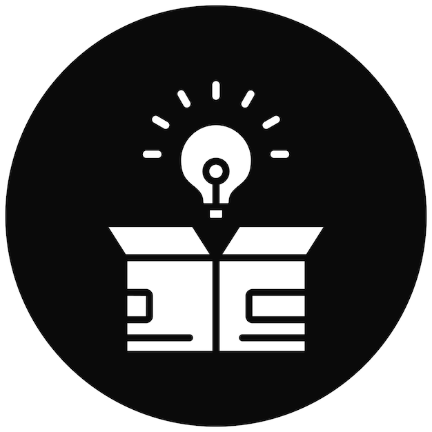 Think Out Of The Box icon vector image Can be used for Design