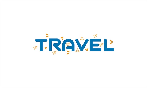 This logo depicts an typography travel This logo is good for use by companie