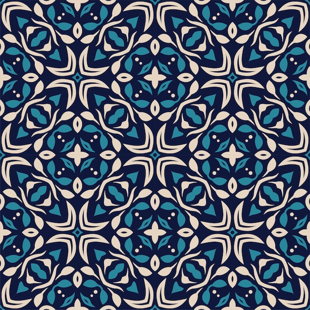 three colors seamless abstract shape. simple pattern ornament background