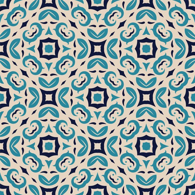 three colors seamless abstract shape. simple pattern ornament background