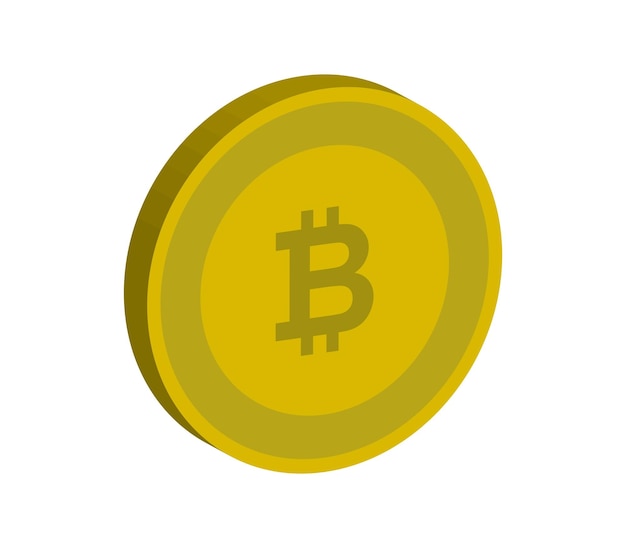 Three-dimensional bitcoin coin