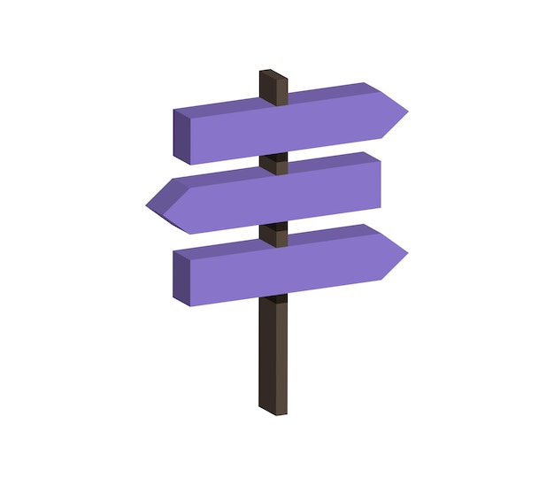 Three-dimensional signboard