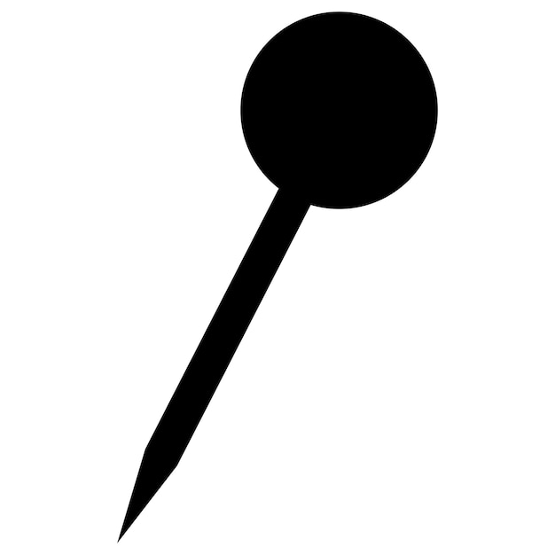 Thumbtack icon vector