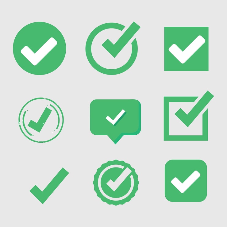 Vektör tick icon