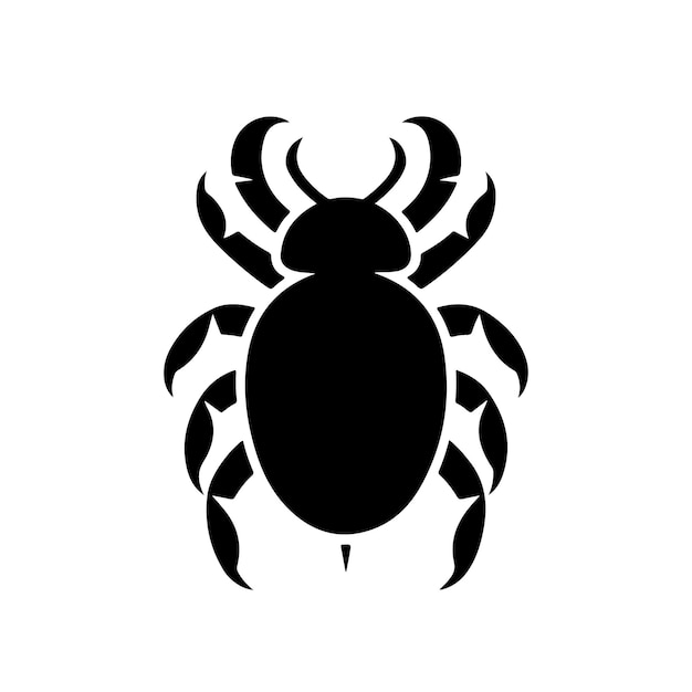 Tick silhouette vector illustration design on white background