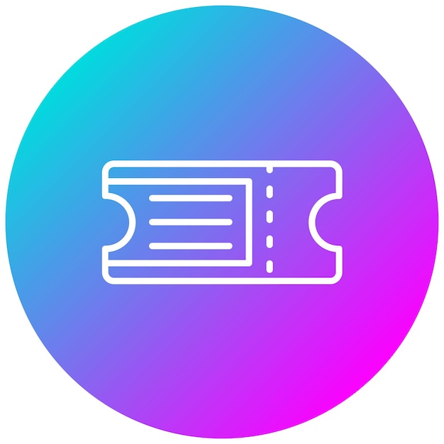 Ticket vector icon Can be used for Beach Resort iconset
