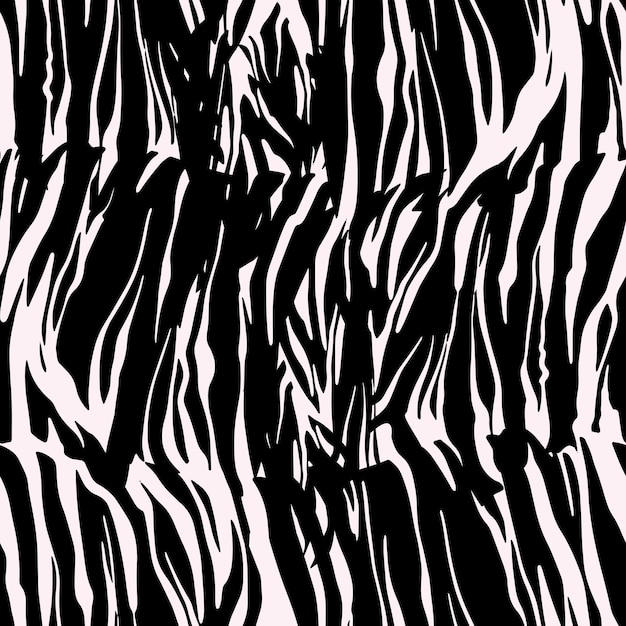 Tiger Stripes. Decorative seamless pattern. Repeating background. Tileable wallpaper print.