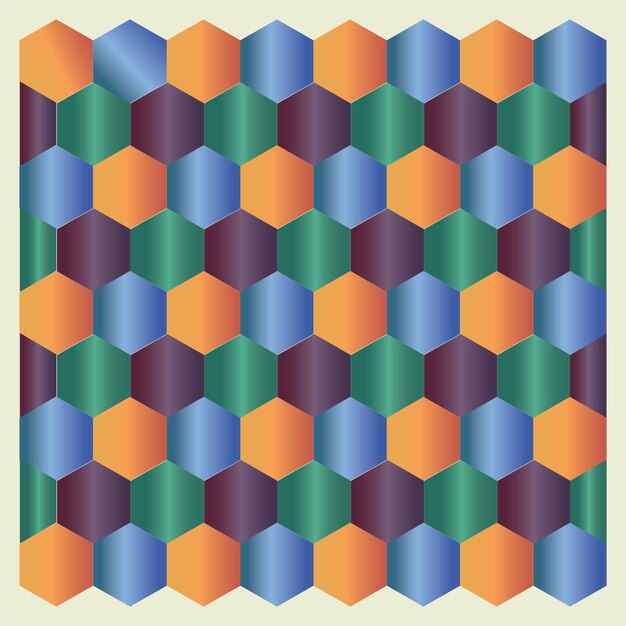 tile pattern hexagon pattern colored pattern