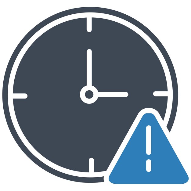Time Alert Vector Illustration Style