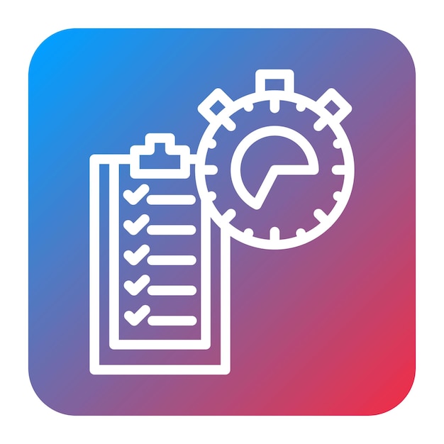 Time and Motion Study icon vector image Can be used for Operations Management