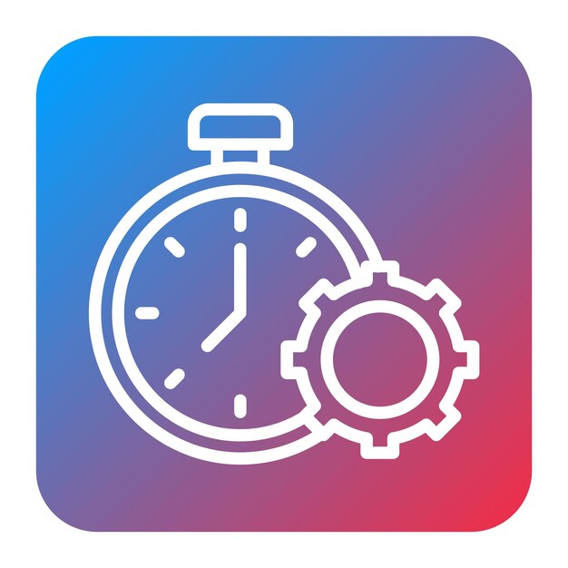 time crunch icon vector image can be used for burnout