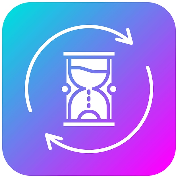 time loop vector icon can be used for time and date iconset