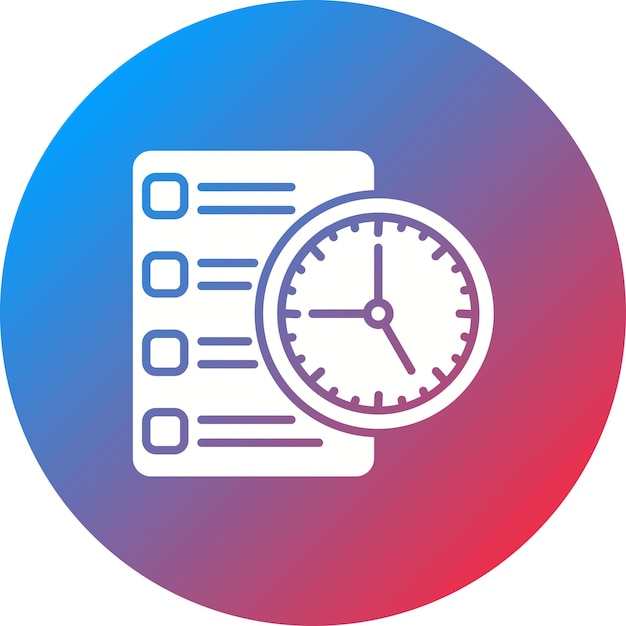 Time Management icon vector image Can be used for Digital Nomad