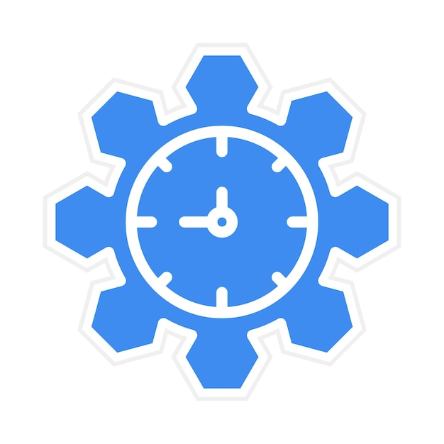 Time Management icon vector image Can be used for Organization