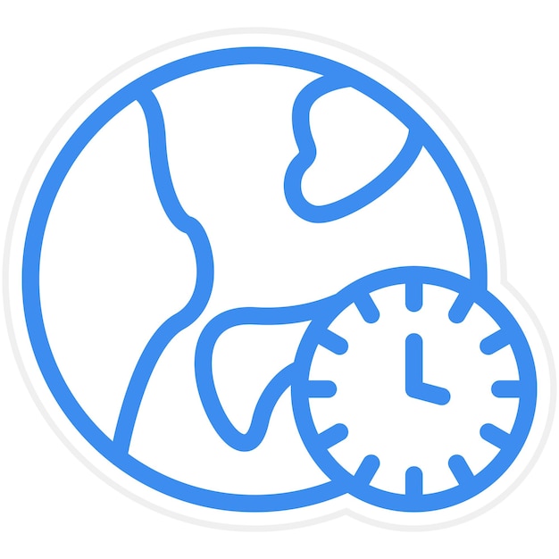 Time Zone Icon Style