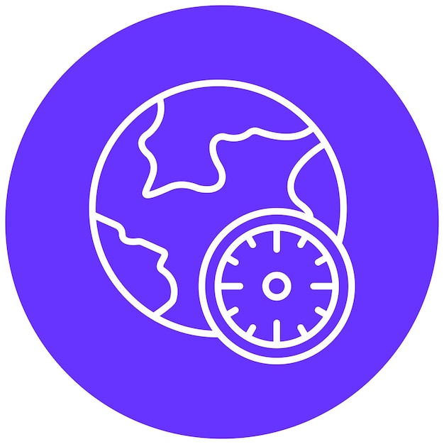 Time Zone Icon Style
