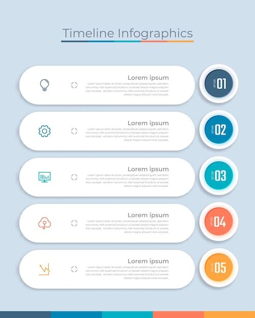 timeline infographics design marketing icons workflow layout diagram business data visualization