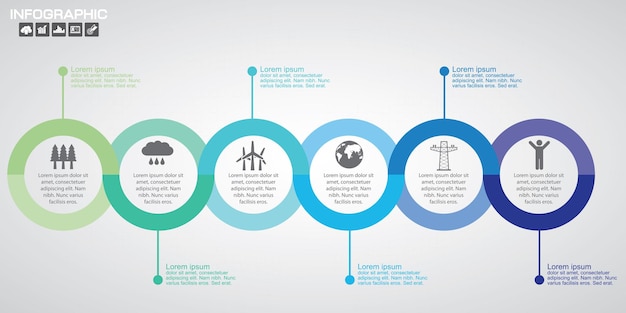 Timeline infographics design template with 10 options process diagram vector eps10 illustration