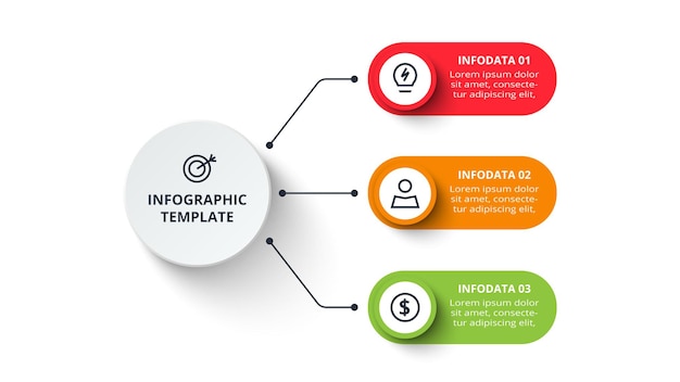 Timeline with infographic template for web business presentations vector illustration