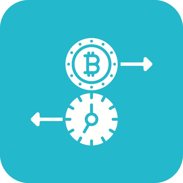 Timestamping icon vector image Can be used for Cryptocurrency