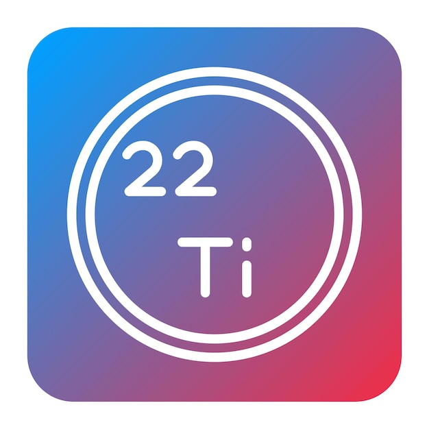 Titanium icon vector image Can be used for Raw Metrial