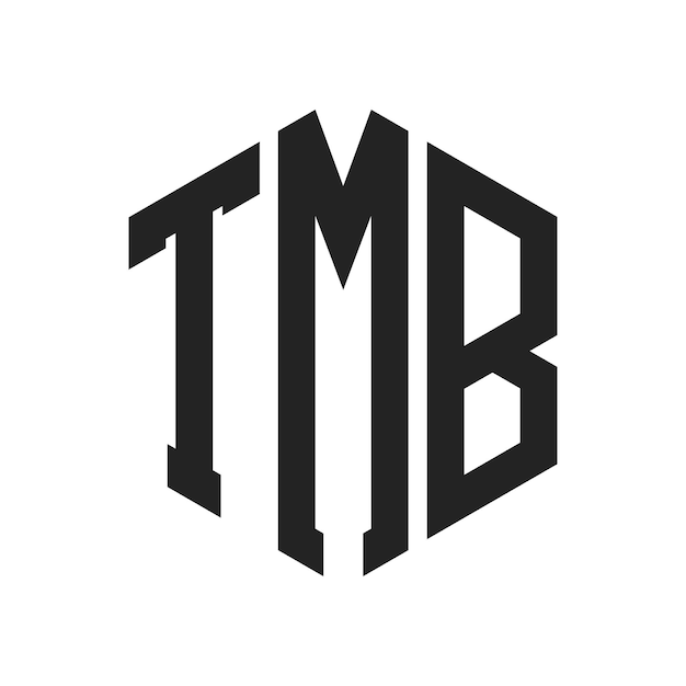 TMB Logo Design Initial Letter TMB Monogram Logo using Hexagon shape