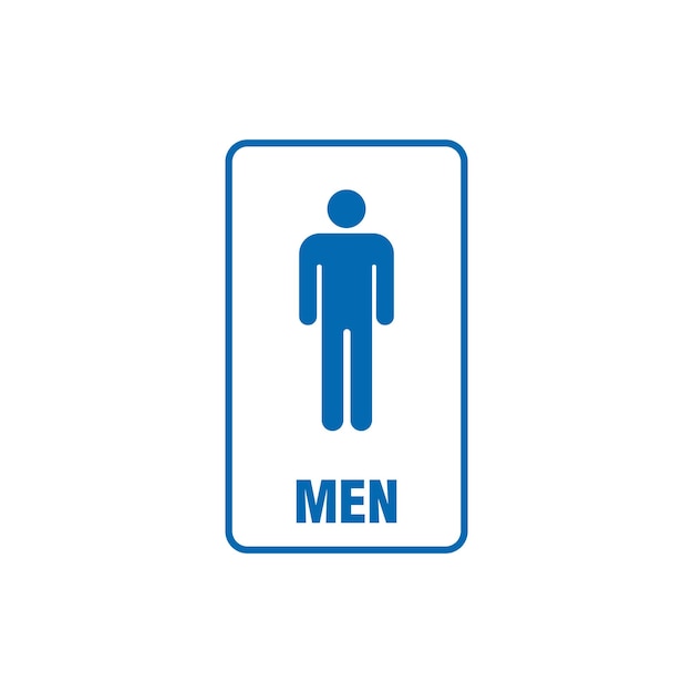 Toilet Toilet Skilt Plakat Vektor Skabelon