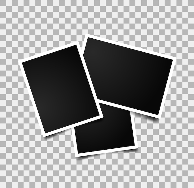 Tomme fotorammer. clipart objekt.