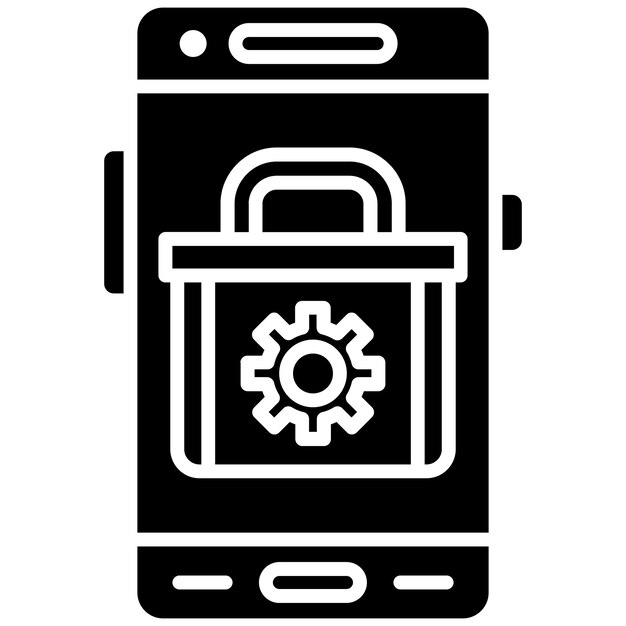 Toolkit Glyph Solid Black Illustration