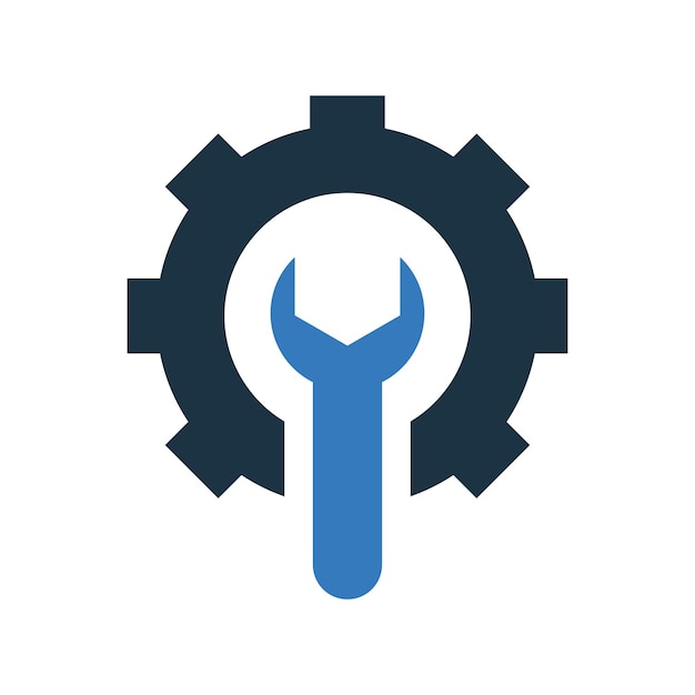Tools gear business icon Simple editable vector illustration