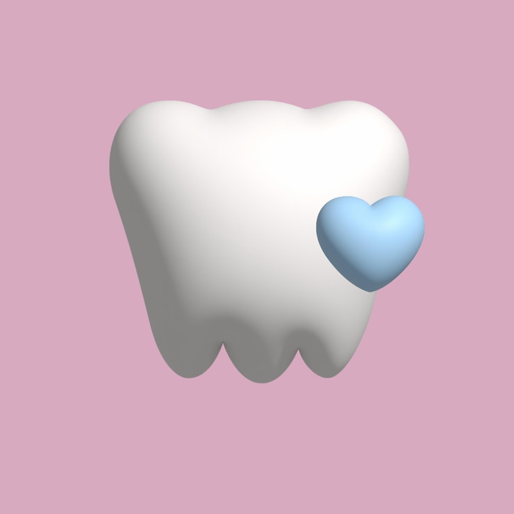 Vektör tooth oral health and dental concept realistic 3d object cartoon style vector illustration