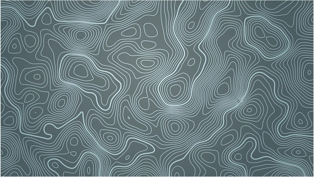 topographic map contour lines background vector