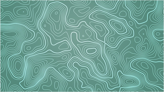 topographic map contour lines background vector