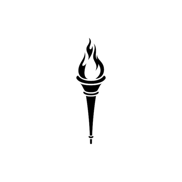torch element logo vector ready to use