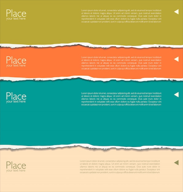 torn paper background with space for text